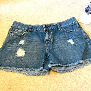 Denim shorts